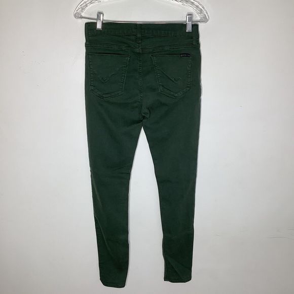 Hudson Womens Natalie Super Skinny‎ Jeans Green Size 28 - Picture 3 of 8